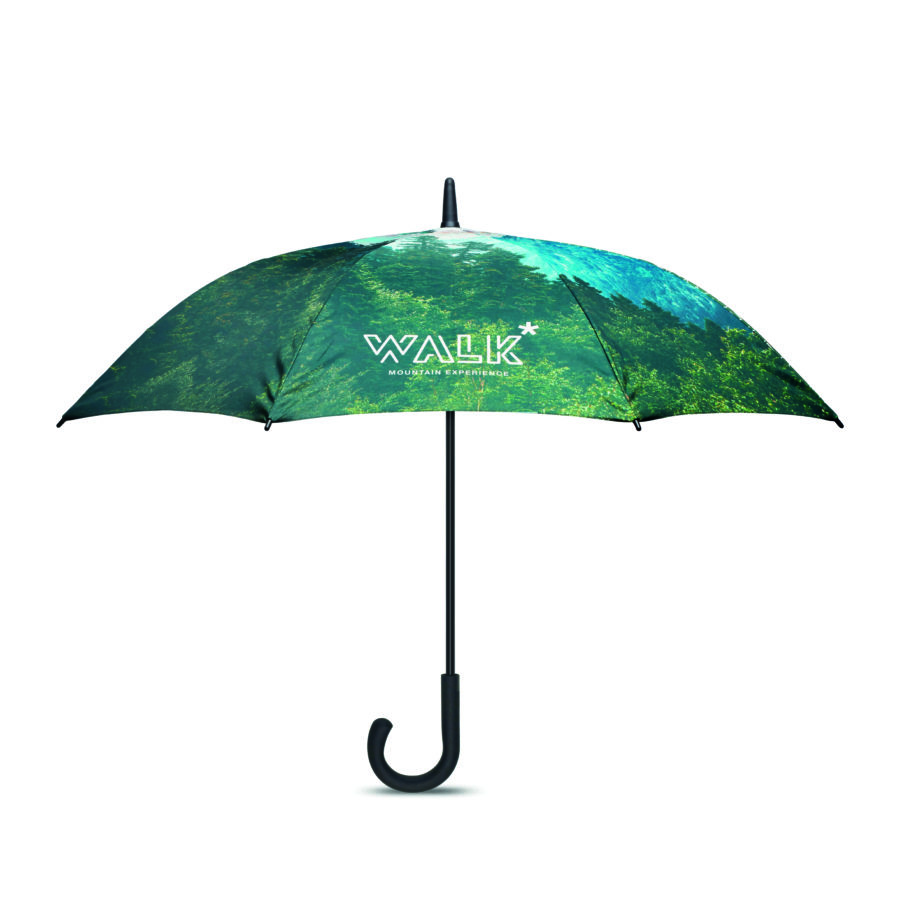 Pitkät sateenvarjot - sateenvarjo omalla logolla liikelahjat
