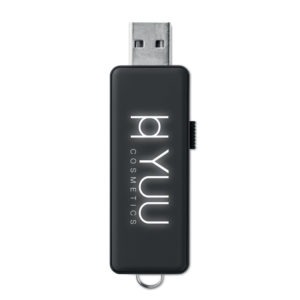 usb muisti valo logolla