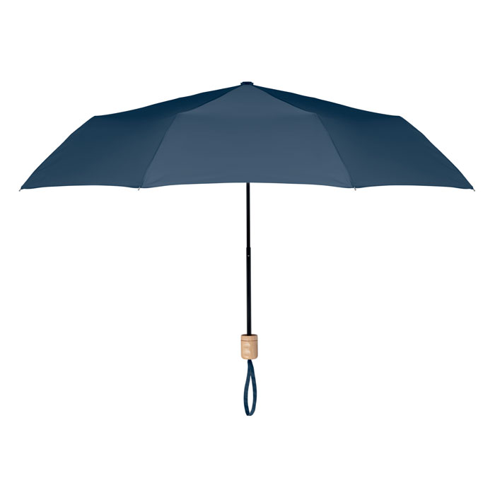 TRALEE. Kokoontaittuva sateenvarjo omalla logolla, manuaalinen avausmekanismi