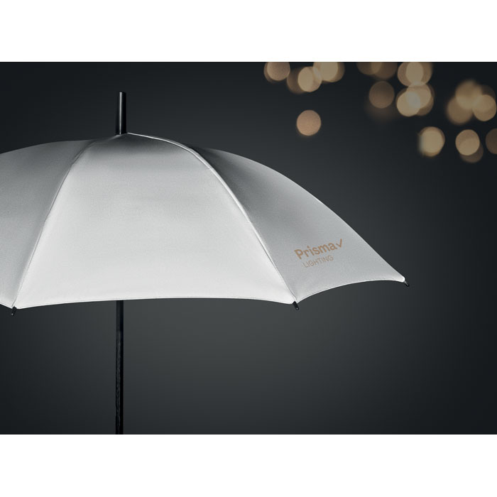 VISIBRELLA heijastava sateenvarjo omalla logolla