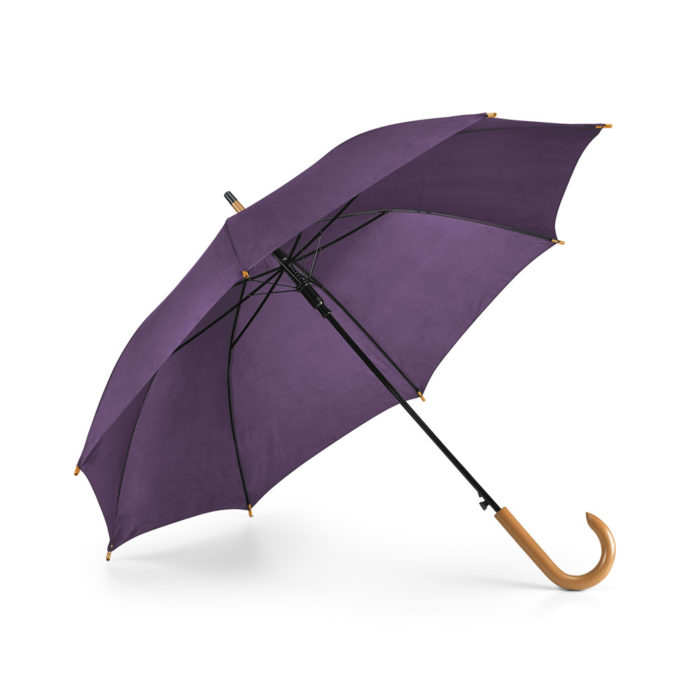 PATTI sateenvarjo painatuksella purppura