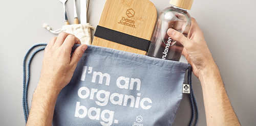 Organic Bag omalla logolla