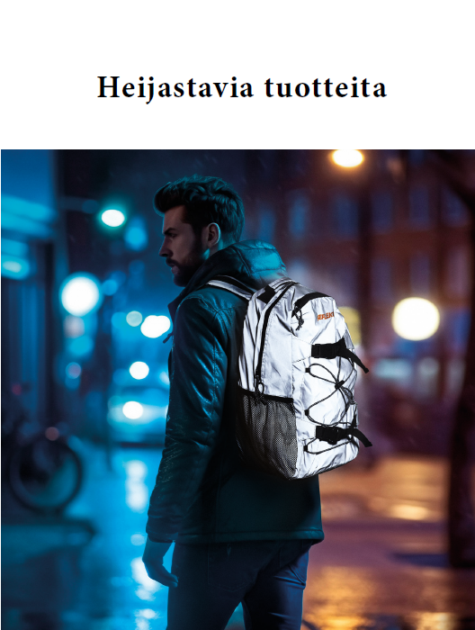 heijastavia tuotteita kansi